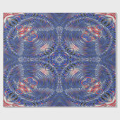 Cadeau Papier Enveloppé Avec Un Design Merveilleux (Plat)