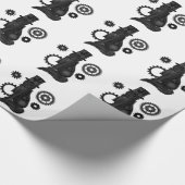 Cadeau papier enveloppé par chat de steampunk (Coin)