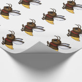 Cadeau papier enveloppé par luciole (Coin)