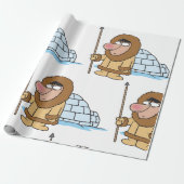 Cadeau Papier Eskimo Et Igloo (Déroulé)