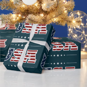 Cadeau Papier étampe USA