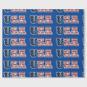 Cadeau Papier étampe USA (Plat)
