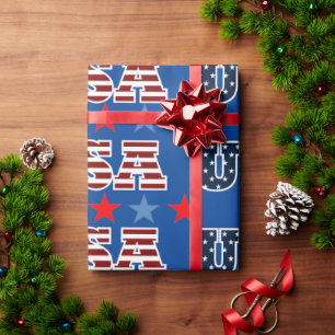 Cadeau Papier étampe USA
