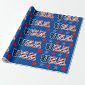 Cadeau Papier étampe USA (Déroulé)