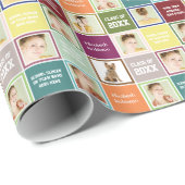 Cadeau Papier fait sur commande de photo d'enveloppe de (Coin rond)