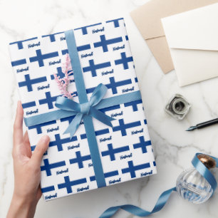 Cadeau Papier finlandais, Drapeau finlandais