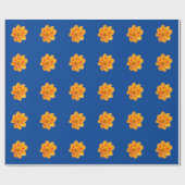 Cadeau Papier Fleur Emballage (Plat)