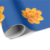 Cadeau Papier Fleur Emballage (Coin rond)