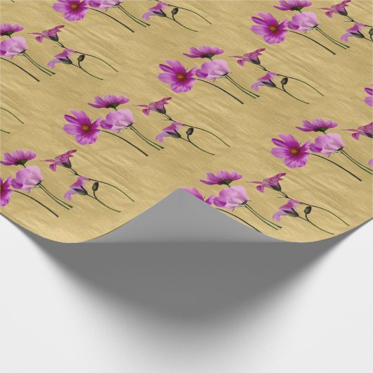 Cadeau Papier Fleurs à emballer (Coin)