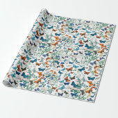 Cadeau Papier floral Papillon d'été (Déroulé)