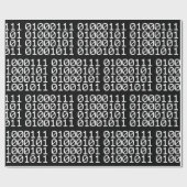 CADEAU PAPIER GEEK BINAIRE (Plat)