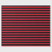 Cadeau Papier Gras Rouge Et Noir (Plat)