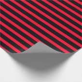 Cadeau Papier Gras Rouge Et Noir (Coin)
