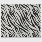 Cadeau Papier gravé en gras Zebra (Plat)