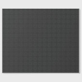 Cadeau Papier Gris Mandala (Plat)