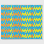 Cadeau Papier Hanoukka "Chevron Menorah" (Plat)