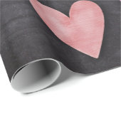 Cadeau Papier Heureuse Sainte-Valentin (Coin rond)