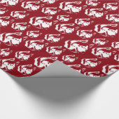 Cadeau Papier Husky Wrapper Papier Husky Sled Chig (Coin)