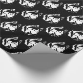 Cadeau Papier Husky Wrapper Papier Husky Sled Chig (Coin)