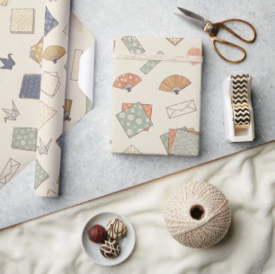 Cadeau Papier japonais Washi Origami Emballage Vintage