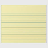 Cadeau Papier jaune (Plat)