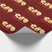 Cadeau Papier Joy Et Peace Wrapper (Coin)