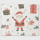 Cadeau Papier kadou Noël santa (Plat)