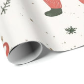 Cadeau Papier kadou Noël santa (Coin rond)