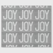 Cadeau Papier Kraft Joy Wrapping, Gris (Plat)