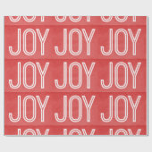 Cadeau Papier Kraft Joy Wrapping, Rouge (Plat)