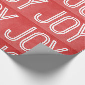 Cadeau Papier Kraft Joy Wrapping, Rouge (Coin)