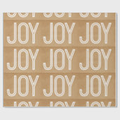 Cadeau Papier Kraft Joy Wrapping, Tan (Plat)