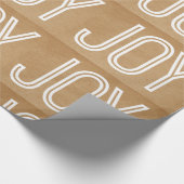 Cadeau Papier Kraft Joy Wrapping, Tan (Coin)