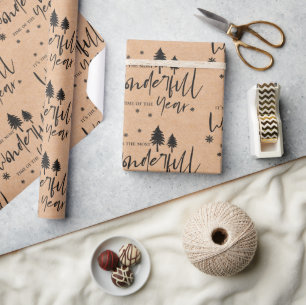 Cadeau Papier Kraft mignon Les plus merveilleux temps de 