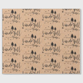 Cadeau Papier Kraft mignon Les plus merveilleux temps de  (Plat)