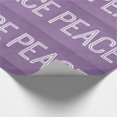Cadeau Papier Kraft Peace Wrapper, violet (Coin)