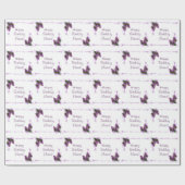 Cadeau Papier Lilacs Wrapper (Plat)