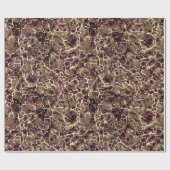 Cadeau Papier marbré Vintage Brown (Plat)