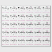 Cadeau Papier Mariage personnalisé (Plat)