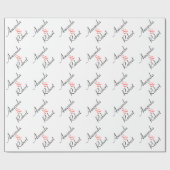 Cadeau Papier Mariage personnalisé (Plat)