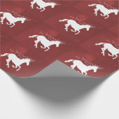 Cadeau Papier Mariage Unicorne Rouge (Coin)