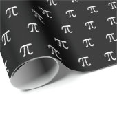 Cadeau Papier mathématique Motif Pi (Coin rond)