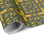 Cadeau Papier médiéval d'enrobage VII (Coin rond)