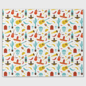 Cadeau Papier mexicain à enveloppement Fiesta (Plat)