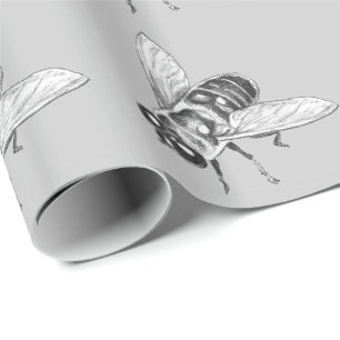Cadeau Papier mignon d'insecte d'abeille de papier