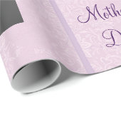 Cadeau Papier Modèle personnalisé Abstrait Lavender (Coin rond)