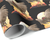 Cadeau Papier Mothman Wrapper (Coin rond)