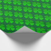 Cadeau Papier Motif à capuchon à quatre feuilles (Coin)