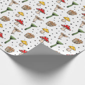 Cadeau Papier Motif à enveloppement pour champignons de b (Coin)