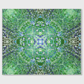 Cadeau Papier Motif à feuillage persistant (Plat)